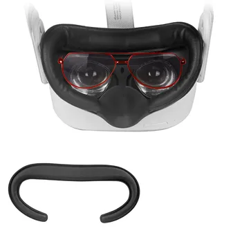 Blødt Læder VR Briller Maske Dækning for Oculus quest 2 for Oculus quest 2 Hjelm Sved-bevis Øje Ansigt Maske Dækker Beslag 1