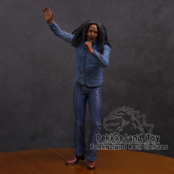 Bob Marley Musik Legender Jamaica Sanger & Mikrofon PVC-Action Figur Collectible Model Toy 18cm 0