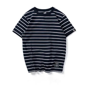 BOLUBAO Nye Fashion Brand til Mænd T-Shirt Sommer ensfarvet, Stribet Mænd Casual T-Shirts Street Mænd t-Shirt Top 0