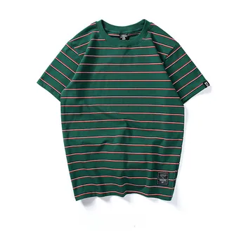 BOLUBAO Nye Fashion Brand til Mænd T-Shirt Sommer ensfarvet, Stribet Mænd Casual T-Shirts Street Mænd t-Shirt Top 5