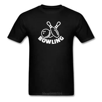 Bowling Print kortærmet T-shirt Harajuku T-shirts til mænd Sommeren Tshirt Off White Casual t-shirts Unge Tee Toppe Streetwear 0