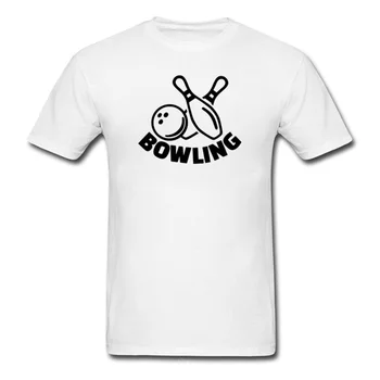 Bowling Print kortærmet T-shirt Harajuku T-shirts til mænd Sommeren Tshirt Off White Casual t-shirts Unge Tee Toppe Streetwear 5