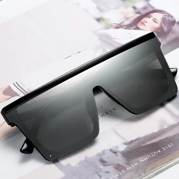 Brand Design Square Solbriller Vintage Overdimensionerede Kvinder Mænd Luksus Sol Briller UV400 Solbrille Nuancer gafas de sol mujer hombre 0