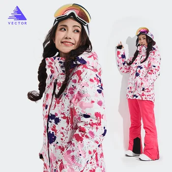 Brand Ski Suit Kvinder Mountain Ski, Der Passer Til Kvinder Vandtæt Termisk Snowboard Jakke + Skibukser, Åndbar Vinter Sne 1