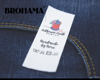 Brugerdefineret folde-labels / custom brand etiketter, tøj etiketter, børnetøj ,syning (MD538) 4