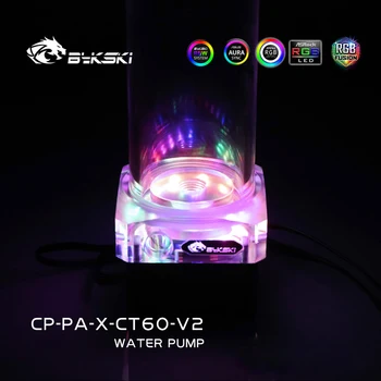 Bykski CP-PA-X-CT60 / CP-PA-X , Pumpe-reservoir Kombination , 10W Pumpe Med Belysning Max Flow 300L/H Max Hoved 3M 1