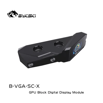 BYKSKI GPU Vand Blok LCD-Temperatur Digital Viser Tv-Modul ,Termometer Display Enhed Komponent ,G1/4 ,B-VGA-SC-X 5