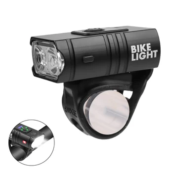 Bærbare Cykel Lys Vandtæt USB-Genopladelige LED-1000mAh Foran Lampen Forlygte Aluminium Ultralet Cykel Lys Lommelygte 3