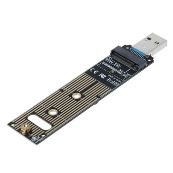 Bærbare High Performance NVME til USB Adapter M. 2 SSD til Type-En Kort USB 3.1 Gen 2 Bridge Chip til M2 SSD-Tasten M for Windows XP/7/ 4