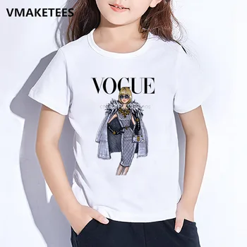 Børn Sommer Korte Ærmer Piger & Drenge T-shirt Børn Harajuku Mode, Skønhed Print T-shirt Casual Fashion Baby Tøj 0