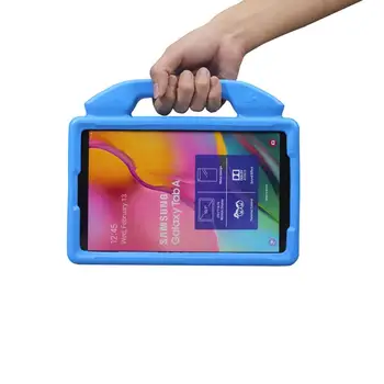 Børn taske Til Samsung Galaxy Tab 10.1 2019 T510 T515 SM-T510 SM-T515 10.1 tommer EVA Stødsikkert Tommelfinger Stå Tablet Cover 0