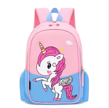 Børn unicorn skoletasker 2020 Nye Tegnefilm udskrivning schoolbags kids rygsæk til piger&drenge,mochila infantil 2