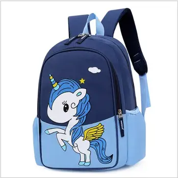 Børn unicorn skoletasker 2020 Nye Tegnefilm udskrivning schoolbags kids rygsæk til piger&drenge,mochila infantil 4