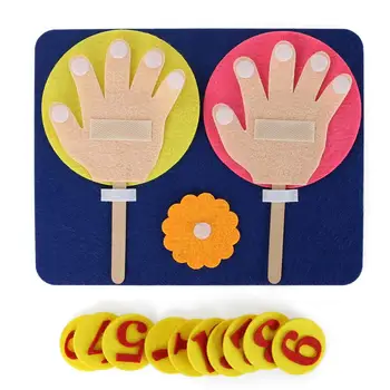 Børnehaven Matematik Pædagogisk Legetøj Finger Tal Sæt Barn Undervisning Toy Pædagogisk Innovation Toy