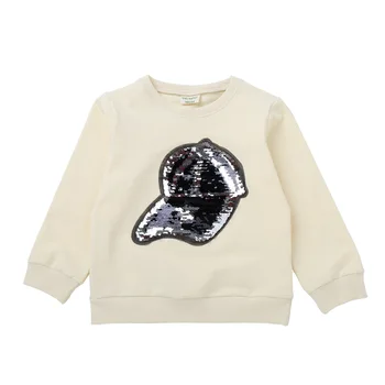 Børnetøj og Baby Drenge Piger Afslappet Sport Sweatshirt til Børn med Lang ærmet T-Shirt Med Hat Print Afslappet Top 0