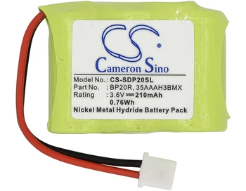 Cameron Sino 35AAAH3BMX BP20R Batteri til Dogtra Modtager 175NCP Modtager 200NCP Modtager 202NCP Modtager 280NCP 210mAh 1