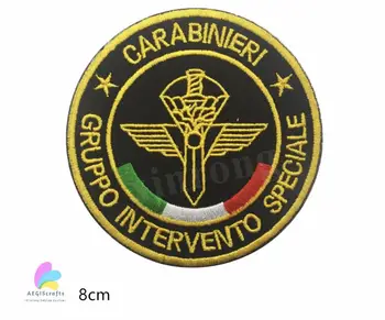 Carabinieri Broderi Patches Italien Flag Broderet Logo Det Italienske Militær Taktisk Moral Badges Embleem Applique 9041