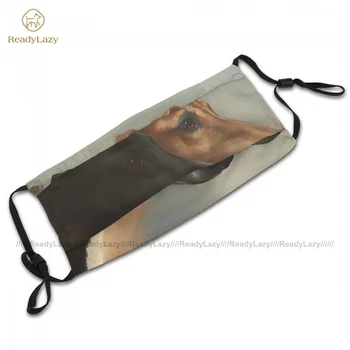 Charme Justerbar Greyhound Ansigtsmaske Fantasi Voksne Klud Facial Munden Maske Med Filter 1