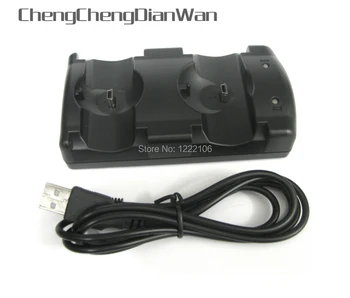 ChengChengDianWan 5pcs 2 i 1 Dual Oplader USB-Drevet Dock Oplader Spil Station Stand Holder Mount til PS3 Wireless Controller 0