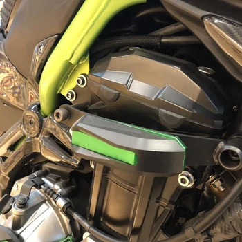 CNC Aluminium Carbon Motorcykel Motor Cover Crash Pads Ramme Skyder Protector Stator Vagt For Kawasaki Z900 2017 2018 2019 2020 1