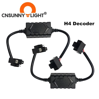 CNSUNNYLIGHT H4 H13 H7 H8 H11 HB3 9005 HB4 9006 LED-Dekoder Canbus Modstand Udnytte Adapter Til Forlygte Pærer Lys Fejl Gratis 3