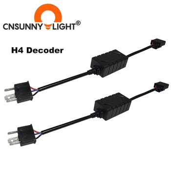 CNSUNNYLIGHT H4 H13 H7 H8 H11 HB3 9005 HB4 9006 LED-Dekoder Canbus Modstand Udnytte Adapter Til Forlygte Pærer Lys Fejl Gratis 4