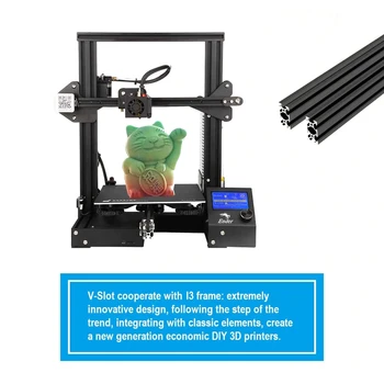 Creality 3D-Ender-3 3D Printer DIY Kit 3D Drucker Selv samle 220 * 220 * 250mm med Genoptage Udskrivning af Masker 4
