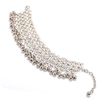 Crystal Ankelkæde Armbånd Elegante Rhinestone Kvast Ankelkæde Kæde Fod Smykker til Kvinder Barfodet Sandaler Bryllup Tilbehør 5