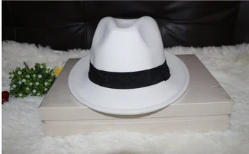 Custom Made Michael Jackson Smooth Criminal Passer til Michael Jackson Cosplay Kostume top+bukser+skjorte+slips+hat+rem 4