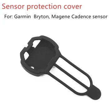 Cykel Gel Hud Beskyttende etui til Garmin Kadence Sensor, Bryton, Magene Computer Sensor Sort Cover 1pc 1