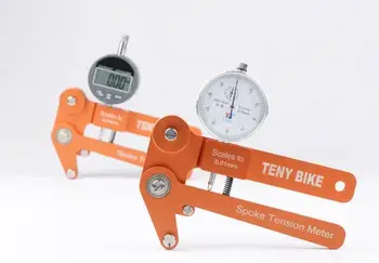 Cykel Talte Spænding Tester Digital Skala 0,01 mm Cykel Indikator Attrezi Meter Tensiometer Cykel Talte strammehjulet Builder Værktøj 1