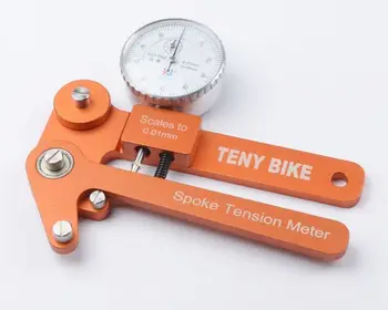 Cykel Talte Spænding Tester Digital Skala 0,01 mm Cykel Indikator Attrezi Meter Tensiometer Cykel Talte strammehjulet Builder Værktøj 2