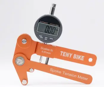 Cykel Talte Spænding Tester Digital Skala 0,01 mm Cykel Indikator Attrezi Meter Tensiometer Cykel Talte strammehjulet Builder Værktøj 3