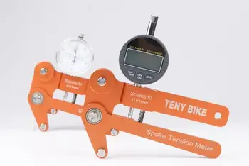 Cykel Talte Spænding Tester Digital Skala 0,01 mm Cykel Indikator Attrezi Meter Tensiometer Cykel Talte strammehjulet Builder Værktøj 4