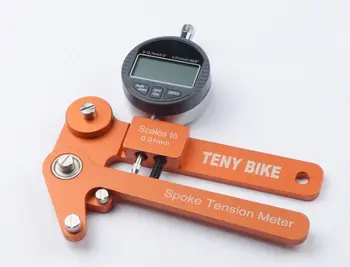 Cykel Talte Spænding Tester Digital Skala 0,01 mm Cykel Indikator Attrezi Meter Tensiometer Cykel Talte strammehjulet Builder Værktøj 5