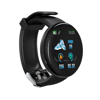 D18 Smart Ur Bluetooth Smart Vandtæt Armbånd Puls, Blodtryk Sport Tracker Skridttæller SmartWatch Mænd