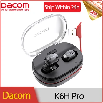 Dacom K6H Pro TWS Bluetooth Hovedtelefoner Trådløse Stereo Øretelefoner Skjule USB Opladning Kabel Lang Standby Både Kinesisk og engelsk 5