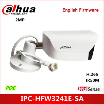 Dahua IP-Kamera IPC-HFW3241E-SA 2MP Lite AI IR Fast brændvidde Bullet Netværk Kamera IR 50m built-in Mic Starlight CCTV Kamera 35501