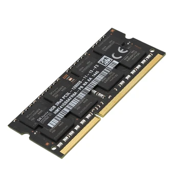 DDR3L 8GB 1600MHz PC3L-12800S RAM-Hukommelse SODIMM Lav Spænding 1.35 V 204-PIN til Bærbar computer Bærbar computer(Sort) 4