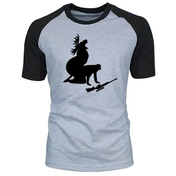 Deer Hunter Personlig Grafisk t-shirt 2020 ny sommer i bomuld af høj kvalitet raglan mænd t-shirt afslappet top tees S-2XL 4