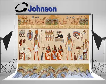 Det gamle Egypten Hieroglyffer Udvendige Egyptiske Grunge baggrunde Høj kvalitet Computeren udskrivning af væggen baggrund 2