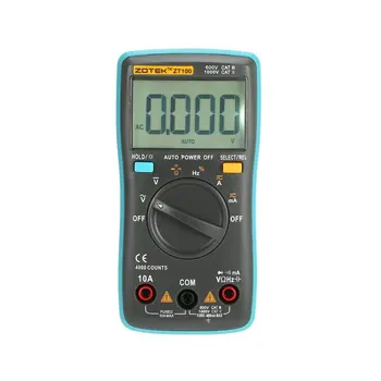 Digital Multimeter ZT98 ZT100 ZT101 ZT102 Amperemeter Voltmeter Modstand Frekvens baggrundslys Meter spænding, Diode, Frekvens 1