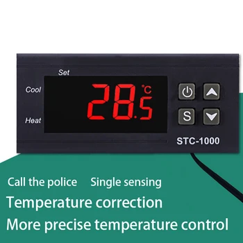 Digital temperaturregulator 220V og 12V 24V 2 Relæ Termostat Controller til Inkubator Opvarmning Køling Termoregulator