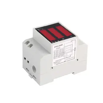 Din-Skinne Multi-Funktion Digital Meter Amperemeter Voltmeter LED Display Amp Spænding Strøm Overvåge AC 80-300V 200-450V 2 Type 2