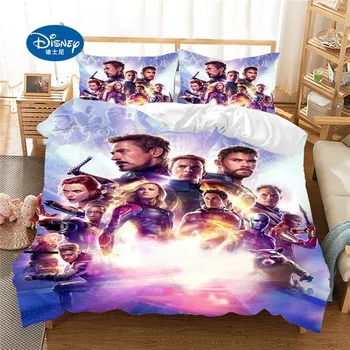 Disney, Marvel Avenger Alliance 3D bedding set iron Man Queensize-King size dyne, sengetøj sæt sengetøj Tegnefilm Dynebetræk 0