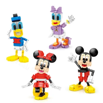 Disney Serices Klassiske eventyr Anime-Filmen Toy byggesten Mickey, Minnie Duck Model slot BlocksToy gaver til børn 5317