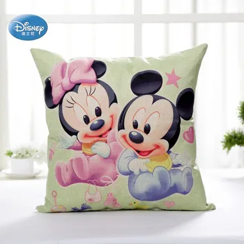 Disney Tegnefilm Mickey, Minnie Mouse Prinsesse Dekorative/nap Pude Tilfælde Dække 1stk Pillowsham pudebetræk for Børn 45x45cm 15309