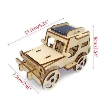 DIY Bevægelige 3D-Model, Træ-Puslespil Spil Samling Legetøj til Børn Voksne 1