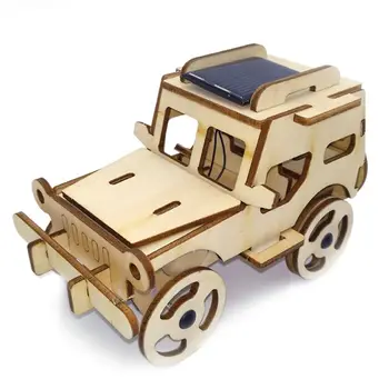 DIY Bevægelige 3D-Model, Træ-Puslespil Spil Samling Legetøj til Børn Voksne 5