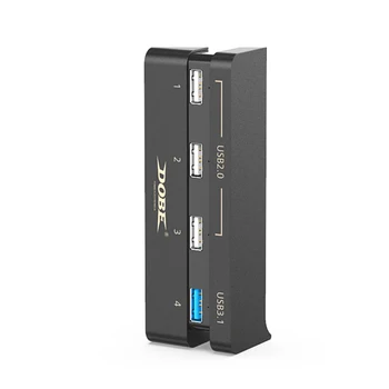 DOBE USB-Hub Til PS4 Slanke 4 Porte High Speed USB 3.0 & 2.0 Adapter Spil Tilbehør Til Sony PlayStation 4 Slim Konsol Spil 0